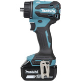 Makita Akku-Bohrschrauber mit Wechselkopfsystem DDF491RTJ, 18Volt blau/schwarz, 2x Li-Ionen Akku 5,0Ah, mit vier verschiedenen Aufsätzen, im Koffer