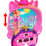Mattel Polly Pocket Pony Rodeo Schatulle Spielset mit Puppe und Pferdchen 
