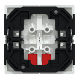 Merten Doppelwippe für Serien- und Doppeltaster-Einsatz, 2-fach, Thermoplast, glänzend weiß (glänzend), Retail