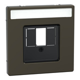 Merten Zentralplatte mit zentraler Abdeckplatte rechteckiger Ausschnitt, Abdeckung bronze, Retail