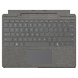 Microsoft Surface Pro Keyboard mit Stiftaufbewahrung for Business, Tastatur platin, DE-Layout, für Surface Pro 10/9/8/X for Business