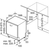 Neff S155HTX00E N50, Spülmaschine 60 cm, Home Connect