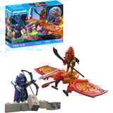 PLAYMOBIL 71833 Heroes: Helden-Drohne gegen bösen Ninja, Konstruktionsspielzeug 