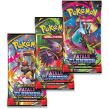  Pokémon-TCG: Mega-Entwicklung - Fatale Flammen - Drei-Boosterpack-Blister, Sammelkarten 