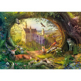 Schmidt Spiele Märchenschloss und Waldzauber, Puzzle 1000 Teile