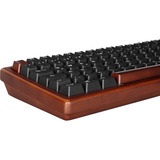 Sharkoon SKILLER SGK50 S3 Wood PBT, Gaming-Tastatur holz/schwarz, DE-Layout, Gateron G Pro 3.0 Yellow