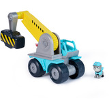Spin Master Rubble & Crew - Motors Mega-Hammer-Baufahrzeug mit Motor-Figur, Spielfahrzeug mit Baggerschaufel, Schweißbrenner, Schraubenzieher, Schraubenschlüssel und Rubble Hundefigur
