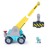 Spin Master Rubble & Crew - Motors Mega-Hammer-Baufahrzeug mit Motor-Figur, Spielfahrzeug mit Baggerschaufel, Schweißbrenner, Schraubenzieher, Schraubenschlüssel und Rubble Hundefigur