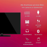 Telefunken D43U750X2CWI, LED-Fernseher 108 cm (43 Zoll), schwarz, UltraHD/4K, Tripple-Tuner, SmartTV, Android TV