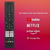 Telefunken D43U750X2CWI, LED-Fernseher 108 cm (43 Zoll), schwarz, UltraHD/4K, Tripple-Tuner, SmartTV, Android TV