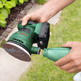 Bosch Heimwerken & Garten Akku-Exzenterschleifer EasyOrbit 18V-10 solo, 18Volt grün, ohne Akku und Ladegerät, POWER FOR ALL ALLIANCE