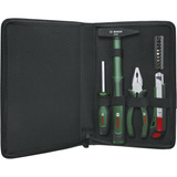 Bosch Heimwerken & Garten Easy Starter Werkzeug Set, 14-teilig, Werkzeug-Set grün/schwarz, im Textil-Reißverschlussetui