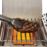 Broil King Gasgrill Regal S 690 Pro IR - BUNDLE edelstahl, mit Infrarot-Seitenbrenner und Heckbrenner, inkl. Pizzastein Set Imperial und Schutzhülle