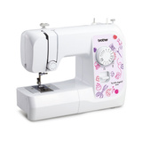 Brother Mechanische Nähmaschine KE14s - Little Angel weiß/violett, mit Fingerschutz