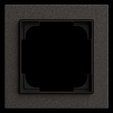 Busch-Jaeger Abdeckrahmen 1-fach, Abdeckung schwarz, Retail