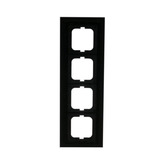 Busch-Jaeger Rahmen vierfach schwarz, Retail