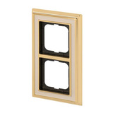 Busch-Jaeger Rahmen zwei fach, Abdeckung weiß, Retail