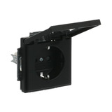 Busch-Jaeger Schutzkontaktsteckdose Einsatz Typ F 20 EUKB-81 anthrazit, Retail