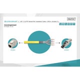 Digitus Professional Cat.7a S/FTP Verlegekabel simplex, Cca gelb, 1.000 Meter Trommel