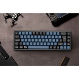Keychron K6 Pro, Gaming-Tastatur schwarz/blaugrau, DE-Layout, Keychron K Pro Red, Hot-Swap, Aluminiumrahmen, RGB