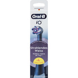  Oral-B iO Strahlendes Weiss 4er, Aufsteckbürste schwarz, Für eine aufhellende Reinigung