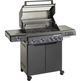RÖSLE Gasgrill EPICFLAME Pro 4 schwarz, 800° Primezone, Backburner, Smart, Vario+ Grillrostsystem