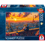 Schmidt Spiele Pariser Dachgeflüster, Puzzle 1000 Teile