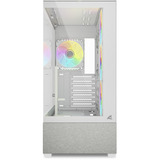 Sharkoon AK7 ARGB , Tower-Gehäuse weiß, Tempered Glass x 2