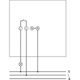 Theben LUXA 103-100 UA WH, Bewegungsmelder weiß