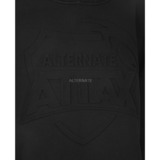 ALTERNATE ATTAX Hoodie (Logo geprägt) XL, Pullover schwarz