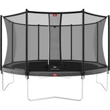 BERG Toys Trampolin Favorit, Fitnessgerät grau, rund, Durchmesser 380 cm, inkl. Sicherheitsnetz Comfort