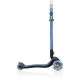 GLOBBER Elite Deluxe mit Leuchtrollen, Scooter blau