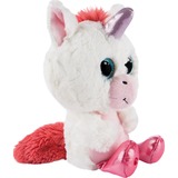 NICI  Glubschis Schlenker Einhorn Milky-Fee, Kuscheltier weiß/rosa, 25 cm