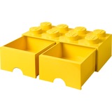 Room Copenhagen LEGO Brick Drawer 8 gelb, Aufbewahrungsbox gelb