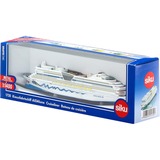SIKU 1720 SUPER Kreuzfahrtschiff, Spielfahrzeug weiß/blau