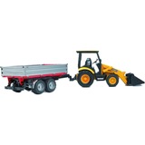 bruder 02427 JCB Midi CX Baggerlader, Modellfahrzeug 