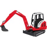 bruder 02432 Schaeff HR16 Minibagger, Modellfahrzeug rot/schwarz