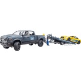 bruder 02504 RAM 2500 Power Wagon und Roadster Bruder Racing Team, Modellfahrzeug 