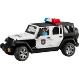 bruder 02526 Jeep Wrangler Unlimited Rubicon Polizeifahrzeug , Modellfahrzeug mit Polizist 