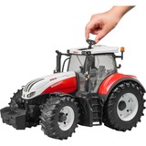 bruder 03180 Steyr 6300 Terrus CVT, Modellfahrzeug weiß/rot