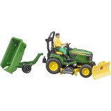 bruder 62104 bworld John Deere Aufsitzrasenmäher, Modellfahrzeug 