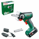 Bosch Akku-Säge NanoBlade UniversalCut 18V-65, 18Volt, Kettensäge grün/schwarz, Li-Ionen Akku 2,5Ah, POWER FOR ALL ALLIANCE