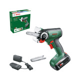 Bosch Heimwerken & Garten Akku-Säge NanoBlade UniversalCut 18V-65, 18Volt, Kettensäge grün/schwarz, Li-Ionen Akku 2,5Ah, POWER FOR ALL ALLIANCE