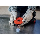 Bosch Professional X-LOCK Expert R781 Prisma Ceramic Fiberschleifscheibe, Ø 180mm, K80 25 Stück, Bohrung 22,23mm