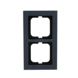 Busch-Jaeger Abdeckrahmen 2-fach, Abdeckung blau, Retail