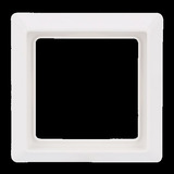 Busch-Jaeger Rahmen einfach für Unterputzmontage, Allwetter 44, Schutzart IP44, Kunststoff, glänzend weiß (glänzend), Retail