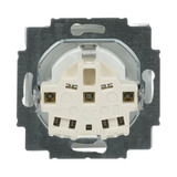 Busch-Jaeger Steckdosen-Einsatz Schuko 2 Pole plus Erde 16 Ampere 250 Volt Typ 20 EUC-84 weiß (glänzend), Retail