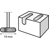 Dremel Gezahnter Wolframkarbid-Fräser 9936, Ø 19mm scheibenförmig