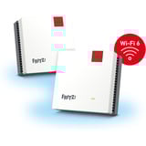 FRITZ! FRITZ!Mesh Set 1600 2-pack, Repeater weiß/grau, 2x WLAN Repeater 1200 AX