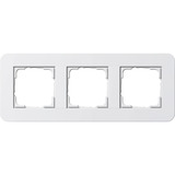 Gira Abdeckrahmen 3fach, Abdeckung weiß, Retail